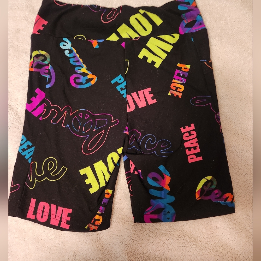 No Boundaries Neon Graphic Shorts